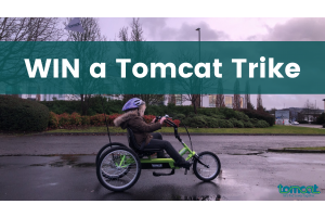 win-tomcat-trike-girl-on-tomcat-dragonfly-hand-propelled-trike