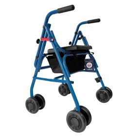 Uniscan Freeway lightweight 4 wheel walker with seat