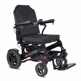 Lith-Tech Titan XL Folding Electric Wheelchair