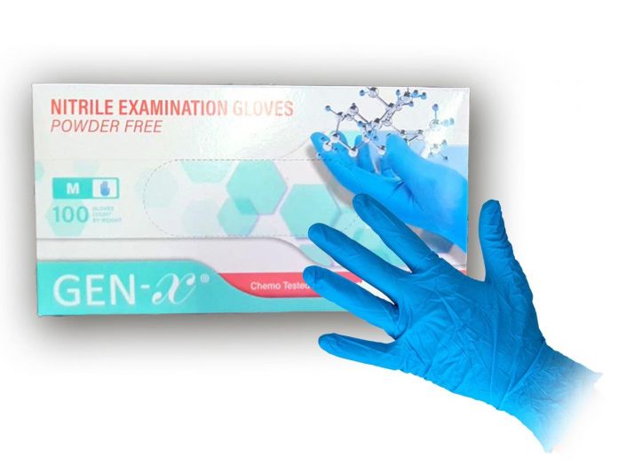 NITRILE POWDER FREE PPE EXAMINATION DISPOSABLE GLOVES UK APPROVED