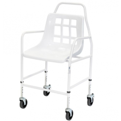 Mobile Shower chair Height Adjustable 