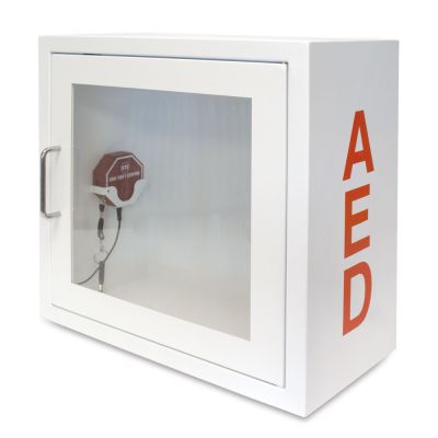 AED Indoor Alarmed Metal Defibrillator Cabinet