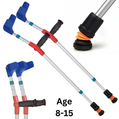 FlexyFoot Kids Crutches Pair 8-15 Years