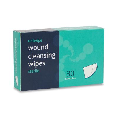 Reliwipe wound cleansing wipe sterile