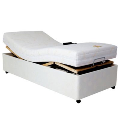 Standard single action Bradshaw Divan bed without headboard in standard fabrics