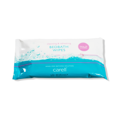 Carell Bed Bath Wipes Pack of 8	