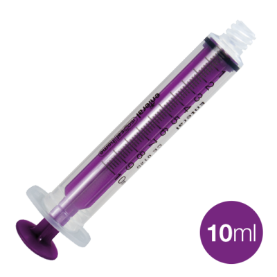 ENFIT 10 ml Oral Enteral Reusable Syringes x 100