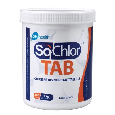 SoChlor Disinfection 1.7g Tablets 6 Pots x 200