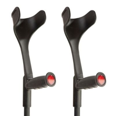 Flexyfoot Soft Grip Open Cuff Crutches Pair