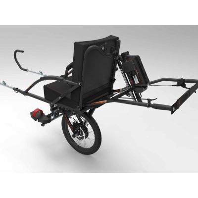 E-Joelette Single Wheel Mountain Wheelchair / Trekking All Terrain Wheelchair with Power Assist