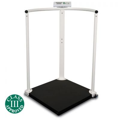 High Capacity Chair Scale with Handrails and BMI