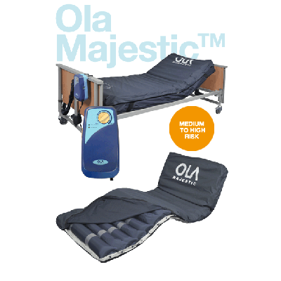 Ola Majestic Dynamic Mattress Overlay & Pump