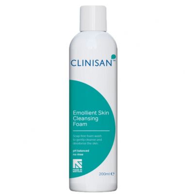 Clinisan Emollient Skin Cleansing Foam 200 ML Case of 12