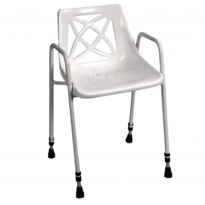 Height Adjustable Stationary Shower Chair