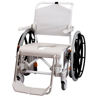 Etac Swift Mobile 24" Self Propelled Shower Commode Chair