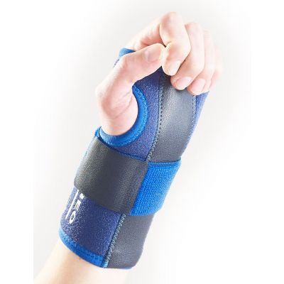 Stabilized wrist brace with removable splint 