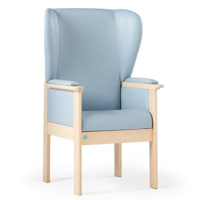 Teal Perry Filled Side Winged Back Patient Chair