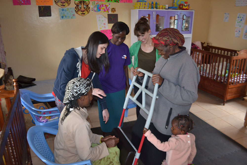 Disability Day Care in Kenya using John Preston equipment