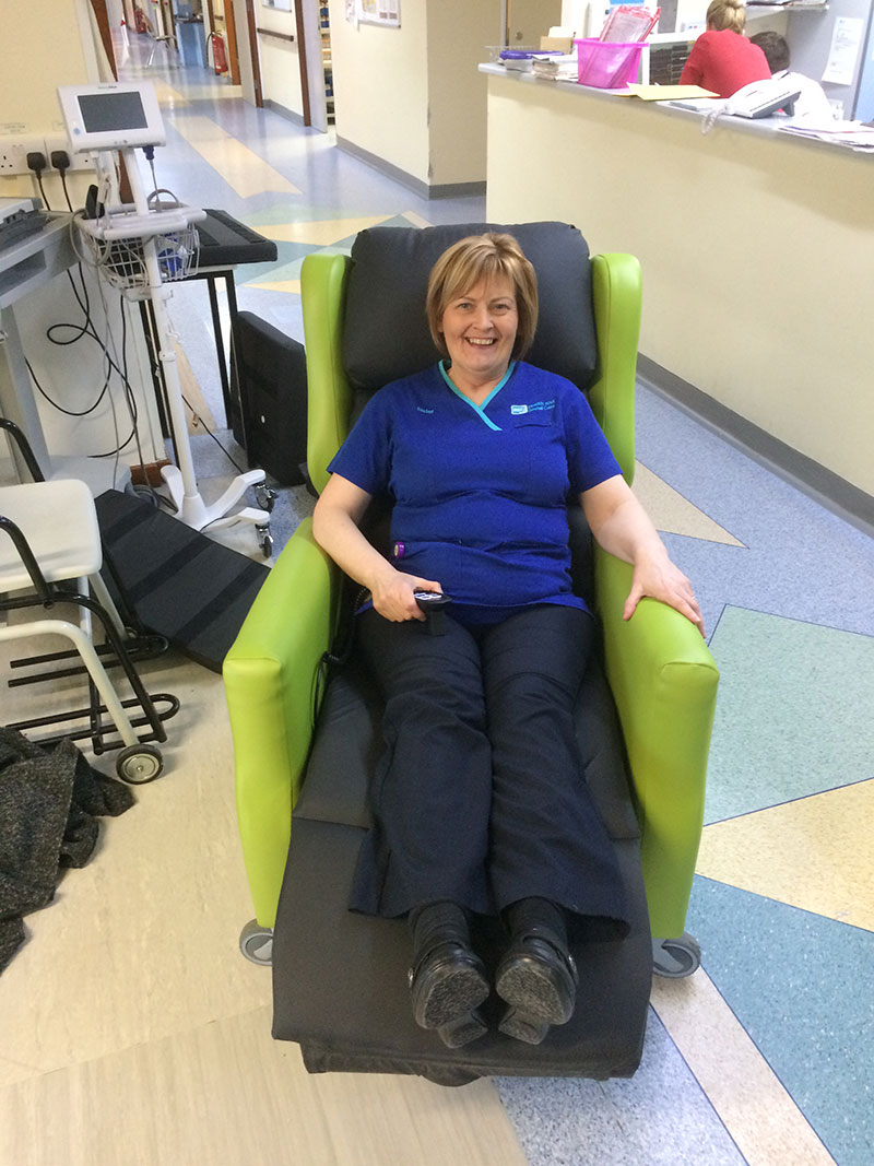 Tintern Riser Porter Chair delivered to Daisy Hill Hospital
