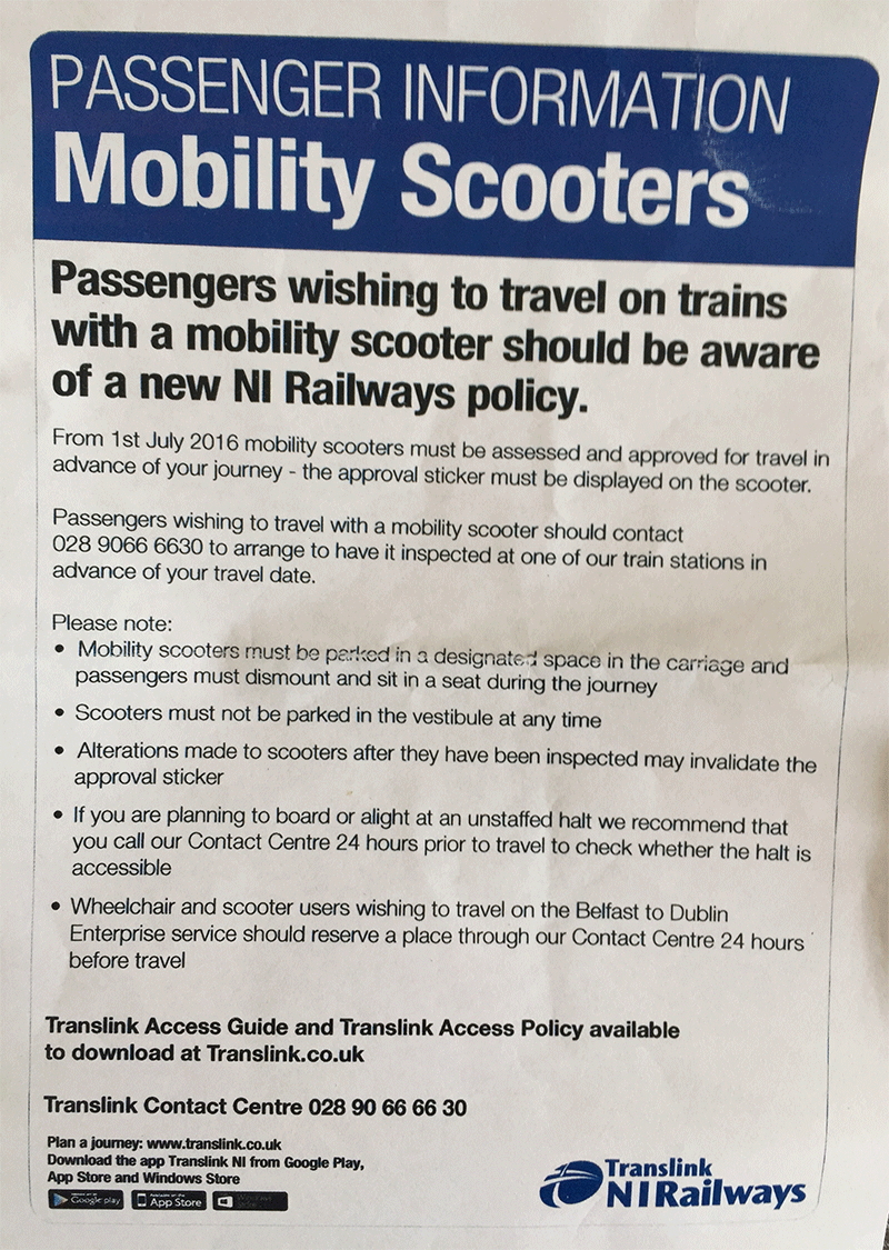 Translink Mobility Scooter Policy 2016