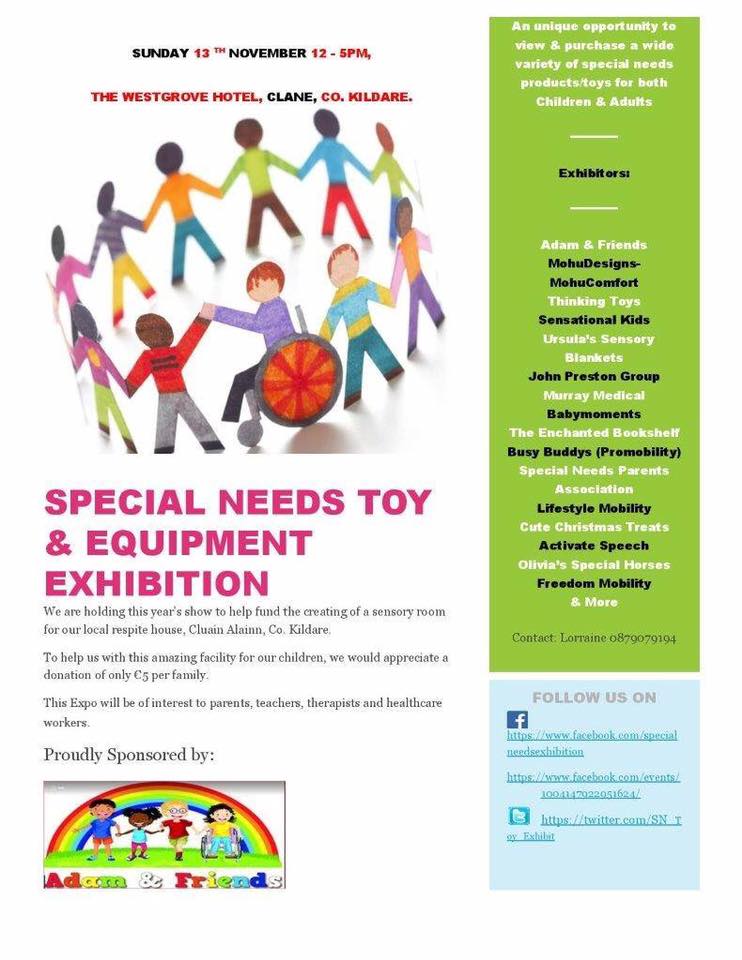 Special Needs Toy & Equipment Exhibition Ireland 2016