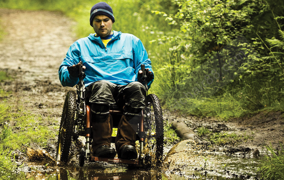 Try the Mountain Trike all terrain wheelchair - Castlewellan Forest Park