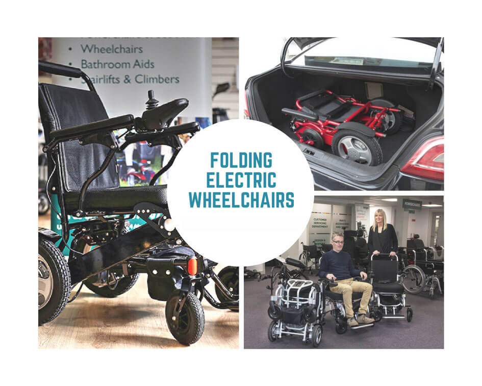Folding electric wheelchairs - try them out in UK and Ireland