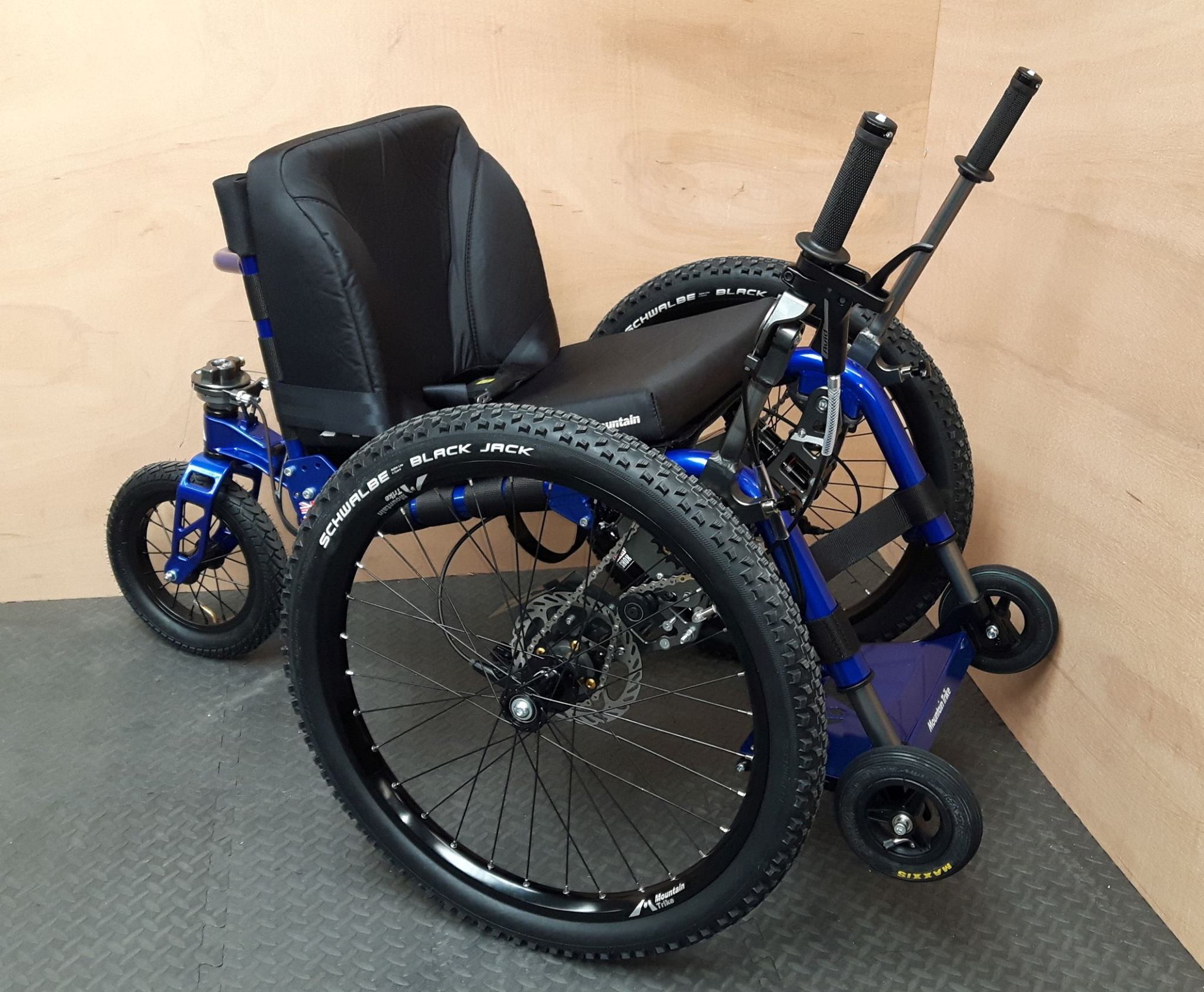 Mountain Trike all terrain wheelchair demonstration Northern Ireland John Preston