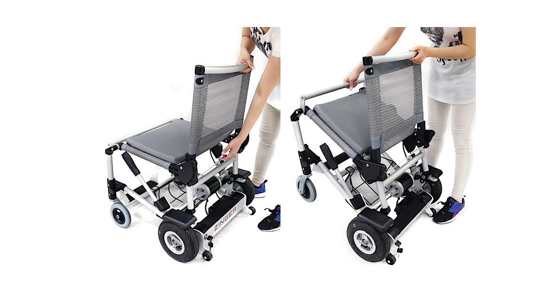 Zinger wheelchair review - a popular folding, electric wheelchair