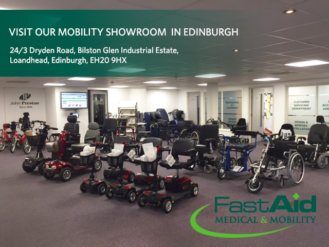 Visit our mobility showroom in Edinburgh