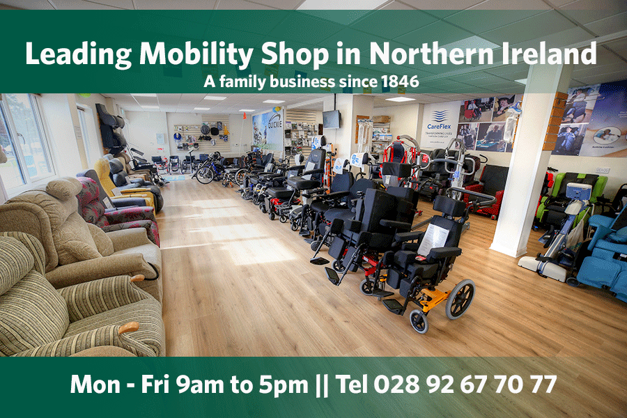 Have a look around our mobility shop in Northern Ireland