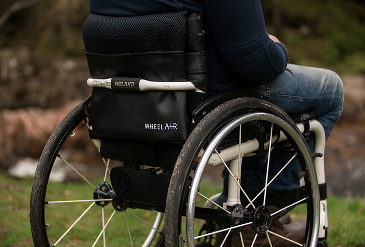 wheelAIR® Cooling backrest for wheelchair users