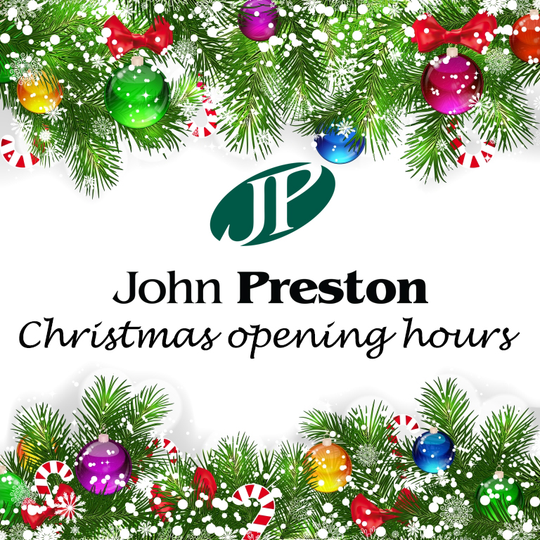 Christmas & New Years Opening Hours 2017