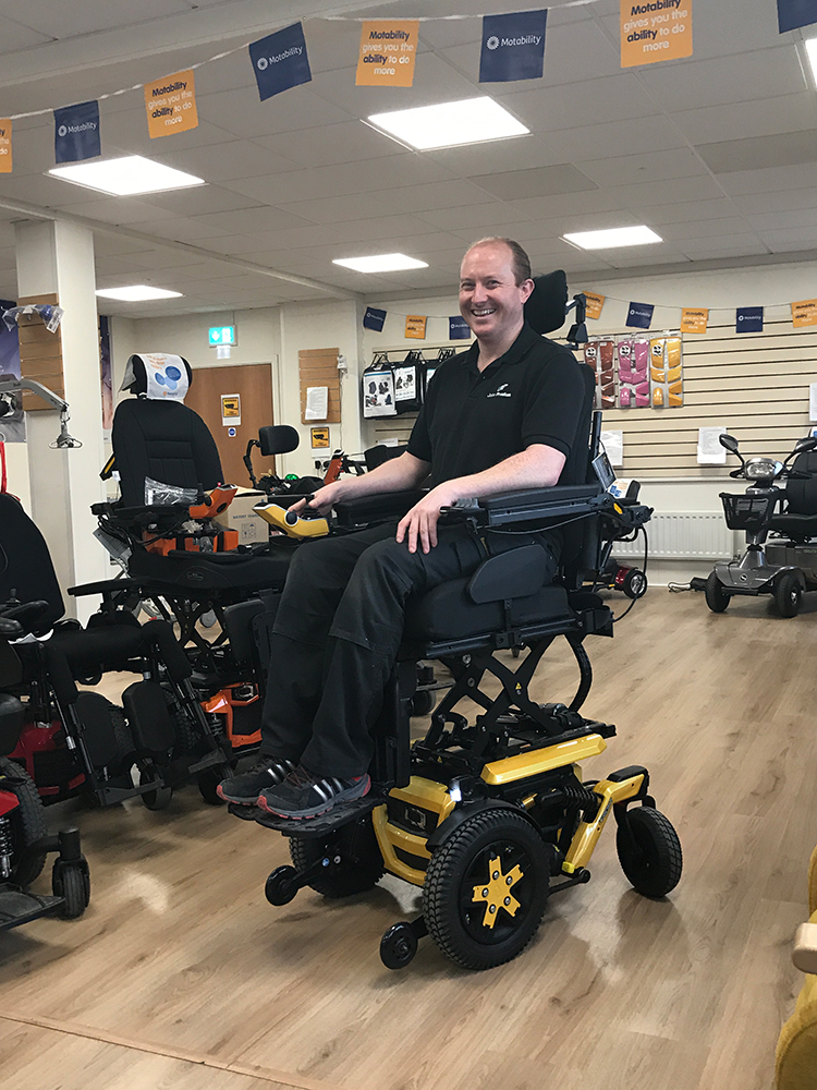 Front wheel drive electric wheelchair - Quantum 4Front arrives in Northern Ireland