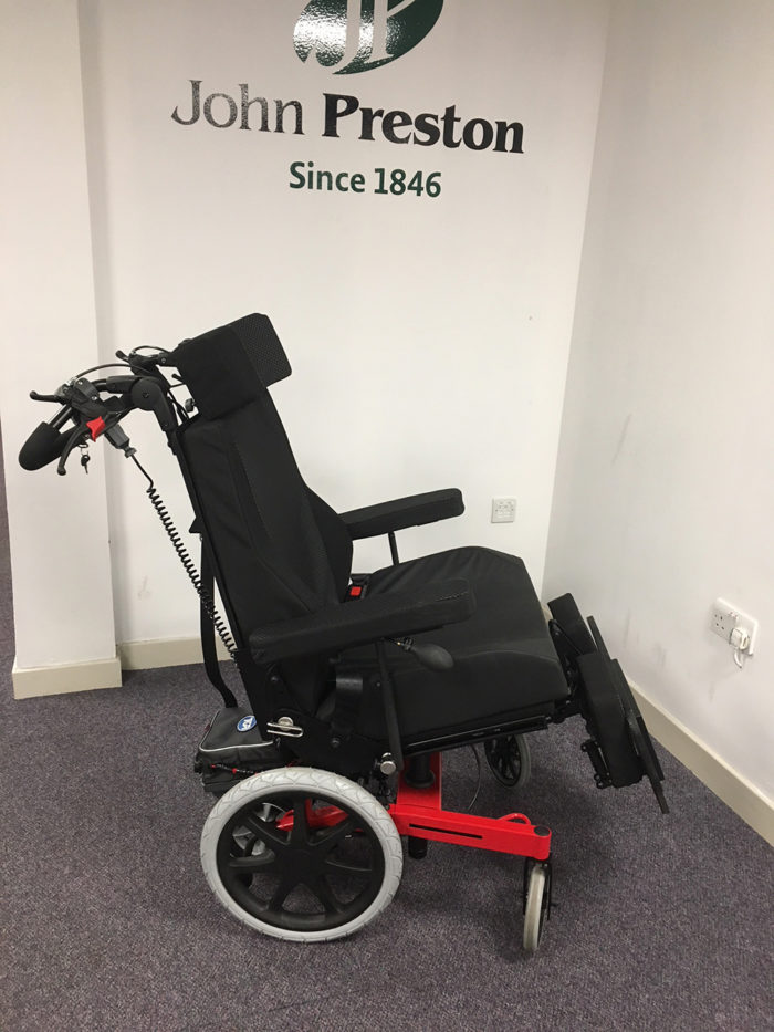 Tilt in space wheelchairs Edinburgh John Preston Healthcare