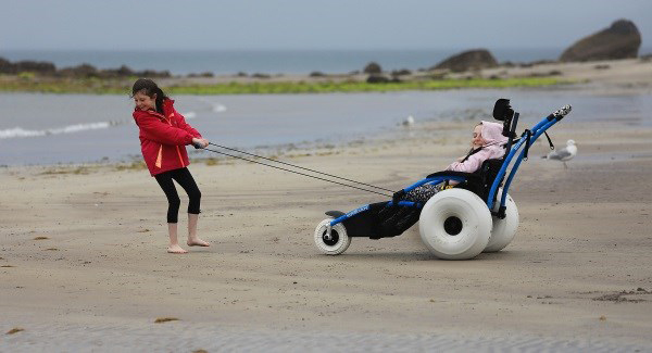 Hippocampe floating beach wheelchair now available in Northern Ireland