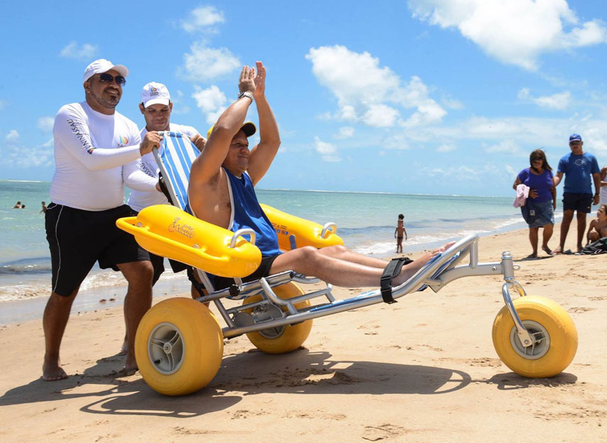 WaterWheels® floating beach wheelchair
