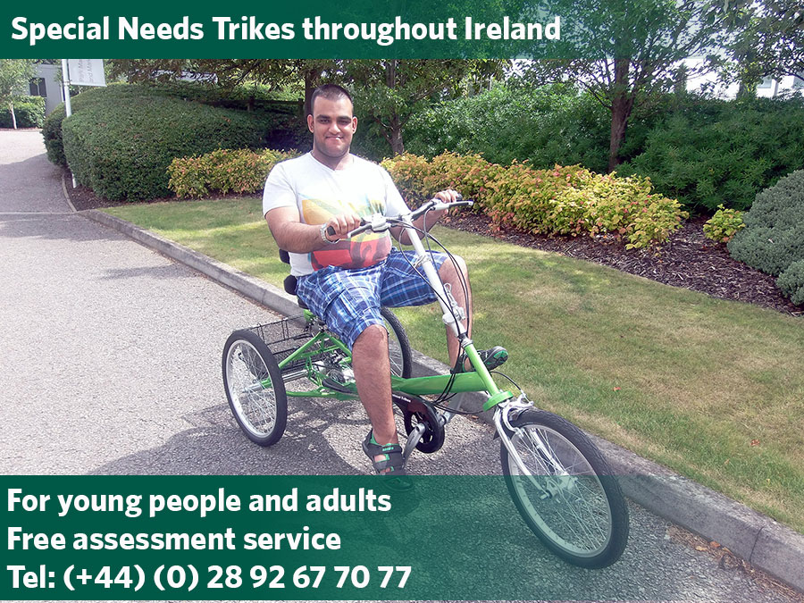 Special Needs Trikes in Ireland Tel 028 92 67 70 77