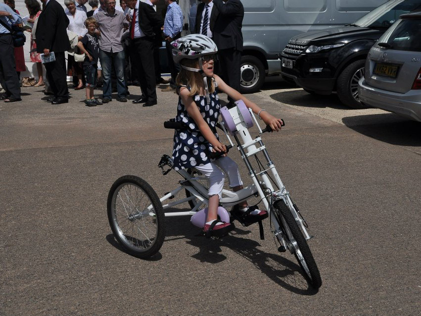 Tomcat Hand Bike for children with special needs in Scotland