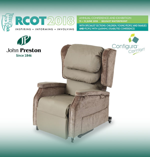 Specialist seating at RCOT 2018 Conference Belfast