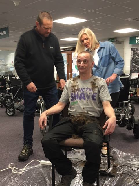 Chris braved the shave for MacMillan Cancer Research!