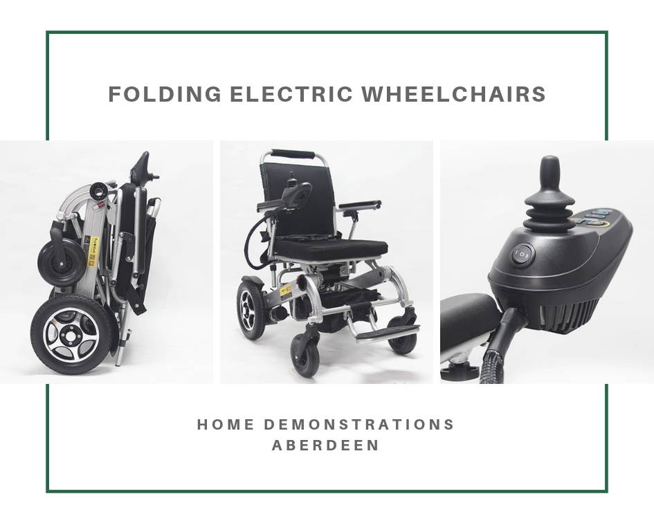 Test drive folding electric wheelchairs Aberdeen