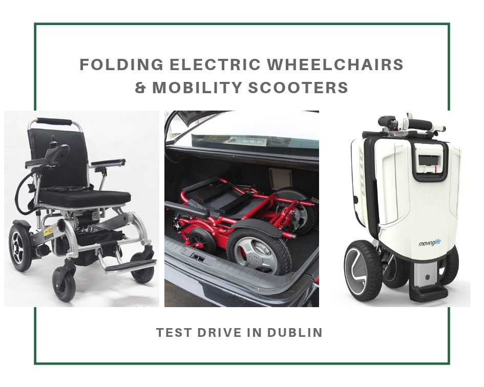 Folding electric wheelchairs / mobility scooters - test drive in Dublin