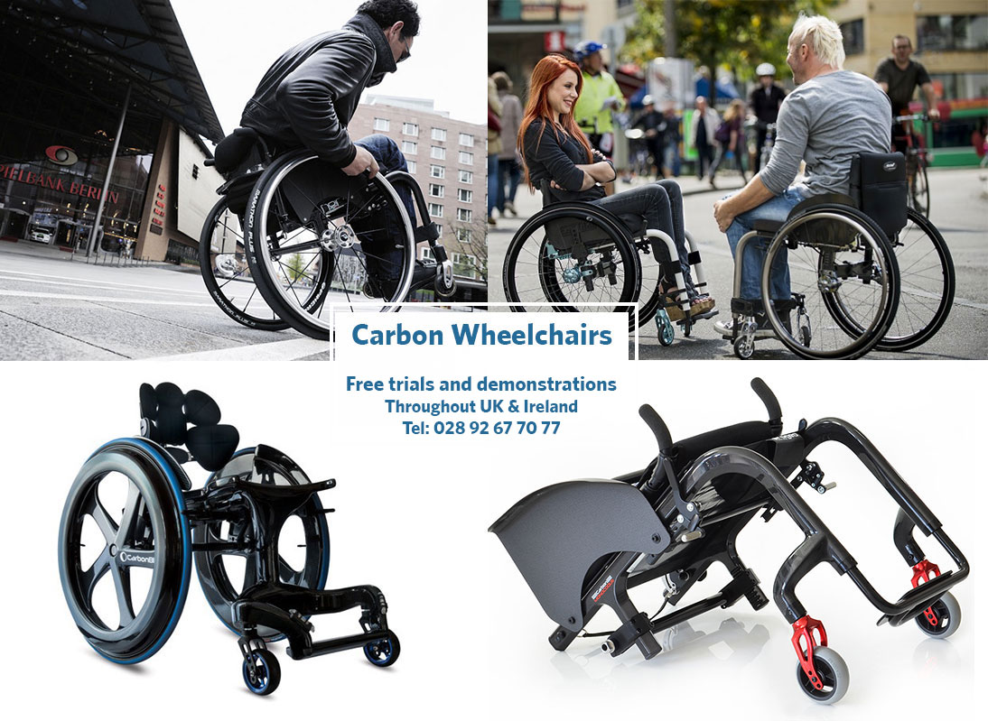 Carbon Wheelchairs in the UK and Ireland - try before you buy