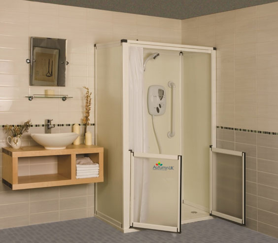 A Temporary Wetroom avoids the need to permanently convert a bathroom to a wetroom