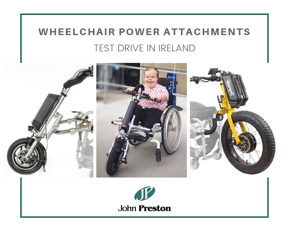 Wheelchair power attachments | Test drive in Ireland