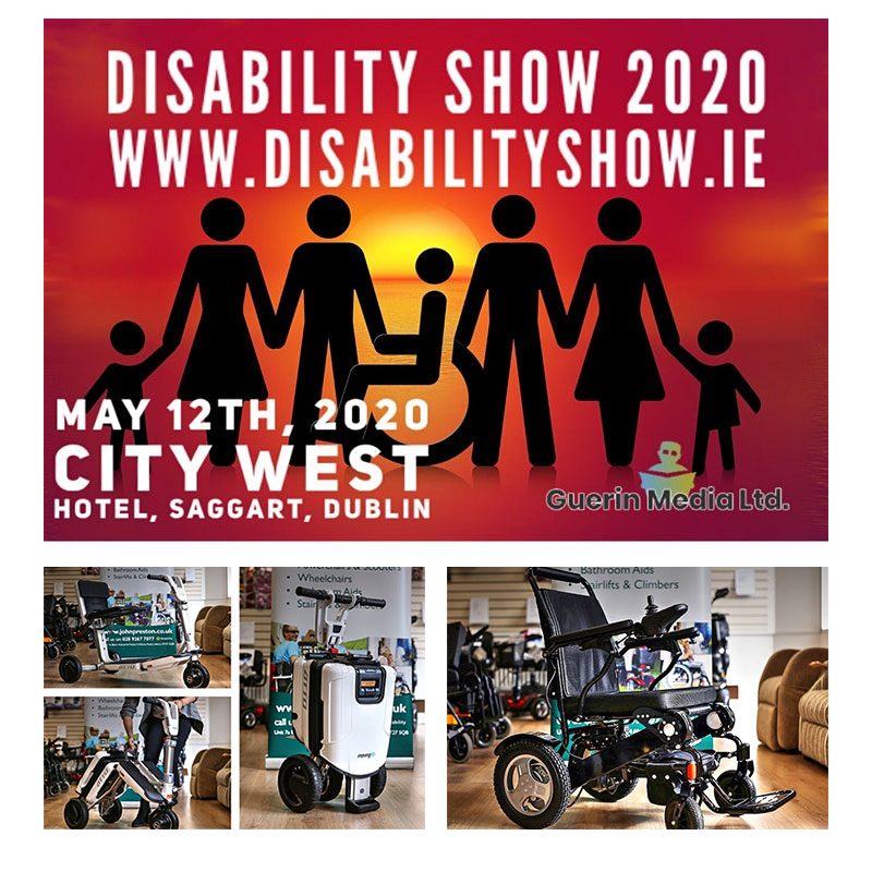 Try the best folding mobility equipment in Ireland at the disABILITY Expo 2020 - City West - 3rd Sep