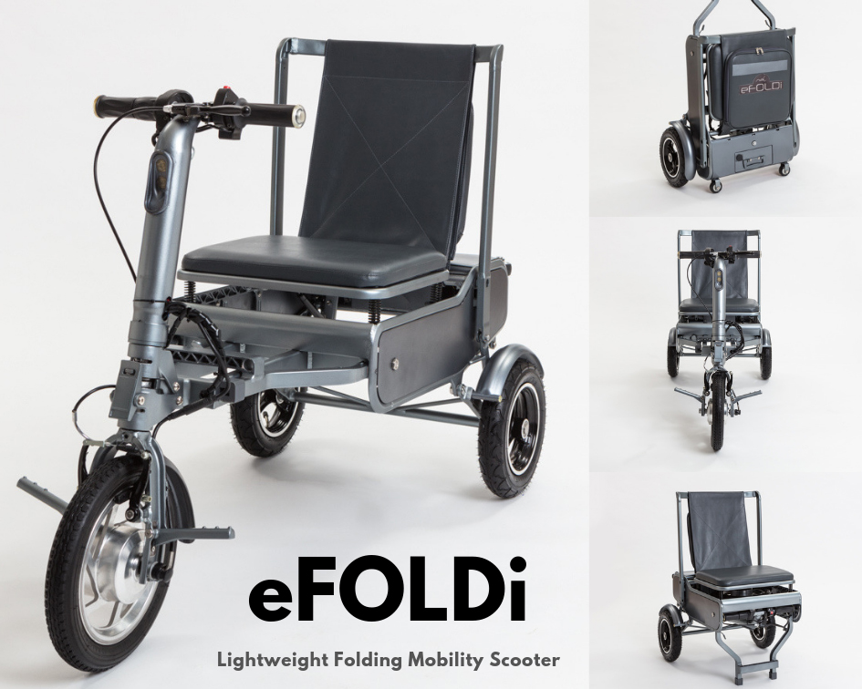 eFOLDi - The World's lightest folding scooter now available