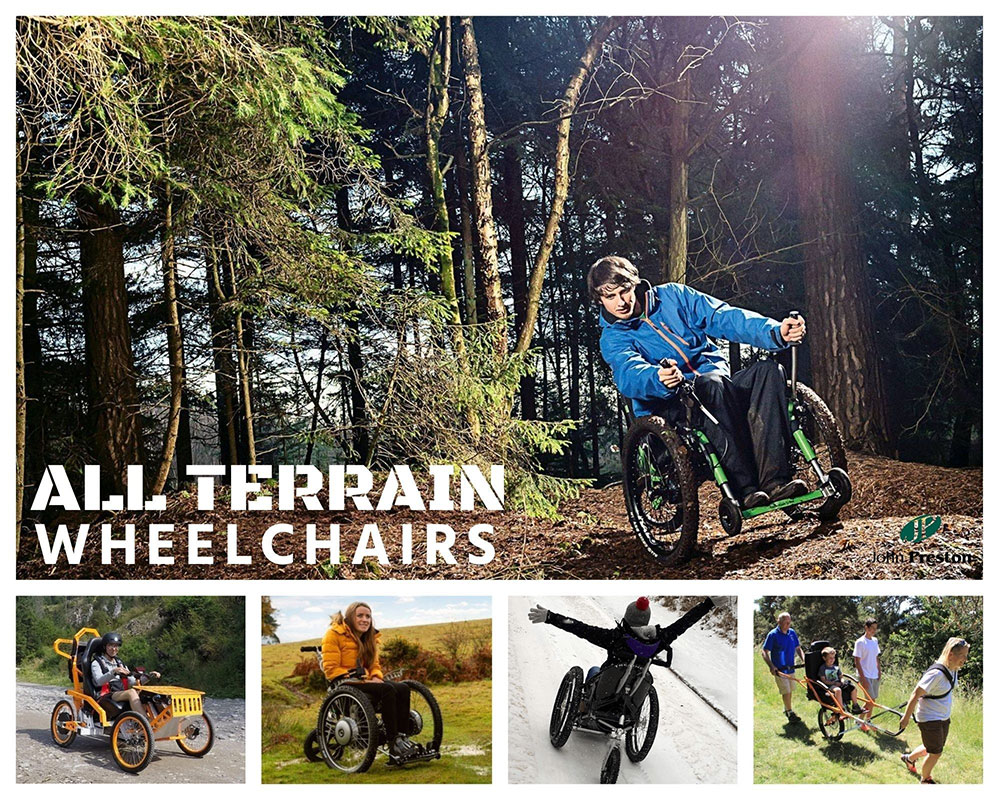A wheelchair for all terrain use? Review your options and take a test drive!