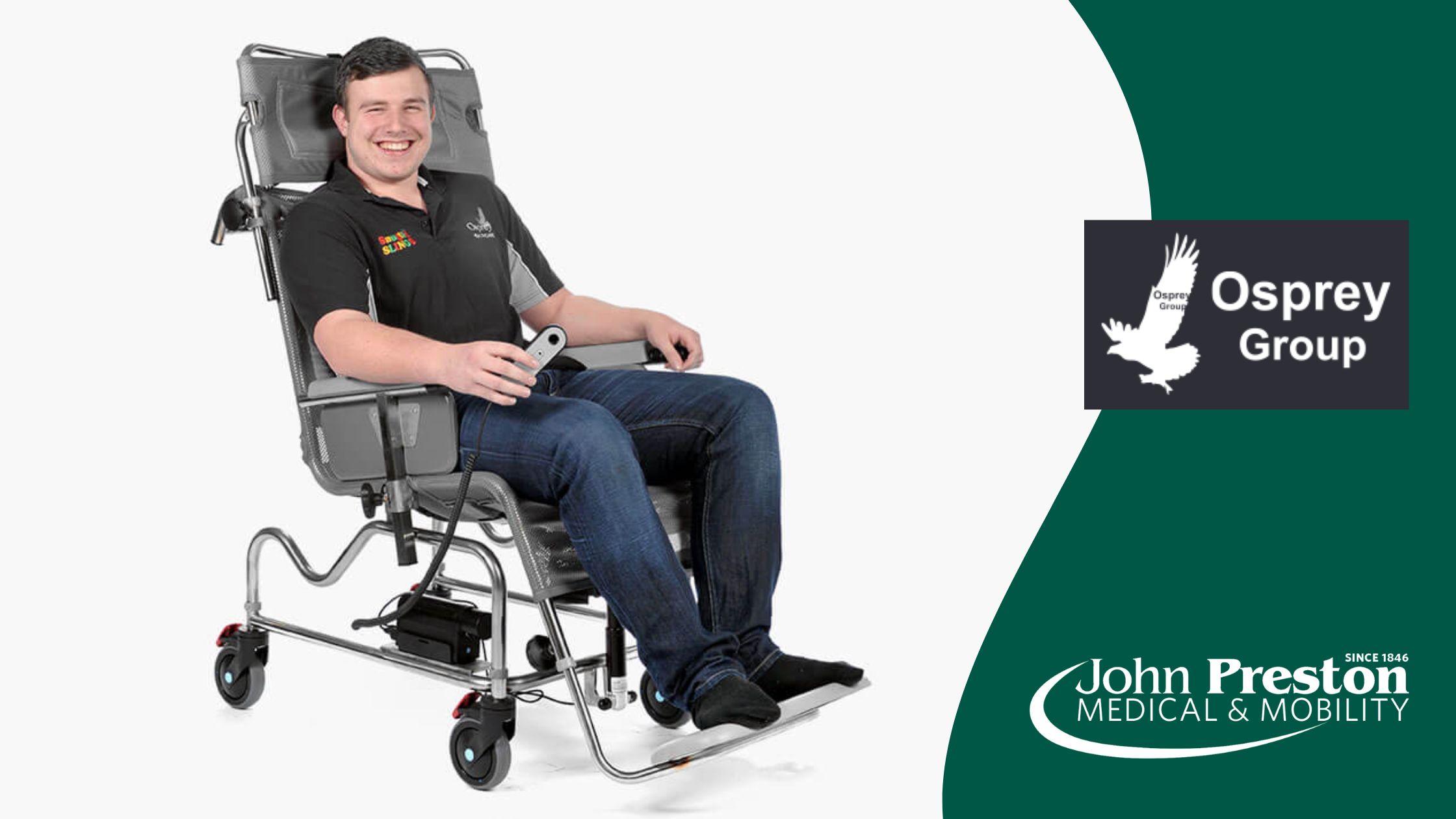 New range of shower chairs and shower cradles from The Osprey Group